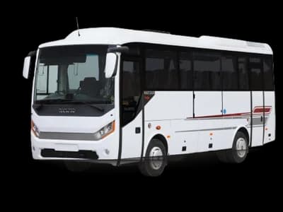 Şoförlü kiralık midibüs, önden görünüm