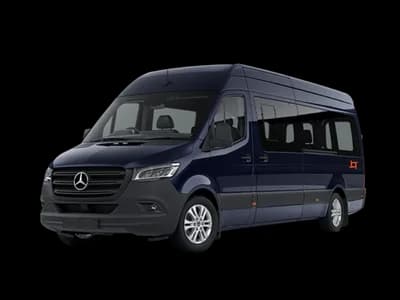 16 kişilik şoförlü kiralık minibüs, önden görünüm